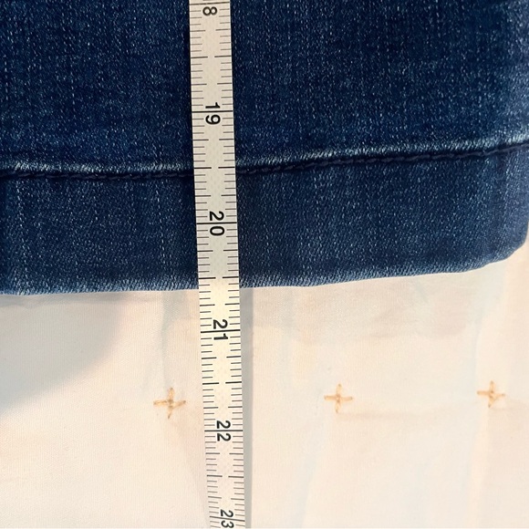 Talbots Denim Skirt Ladies Size 12P Summer to Fall Cowgirl Nashville Rodeo Chic - Picture 8 of 9